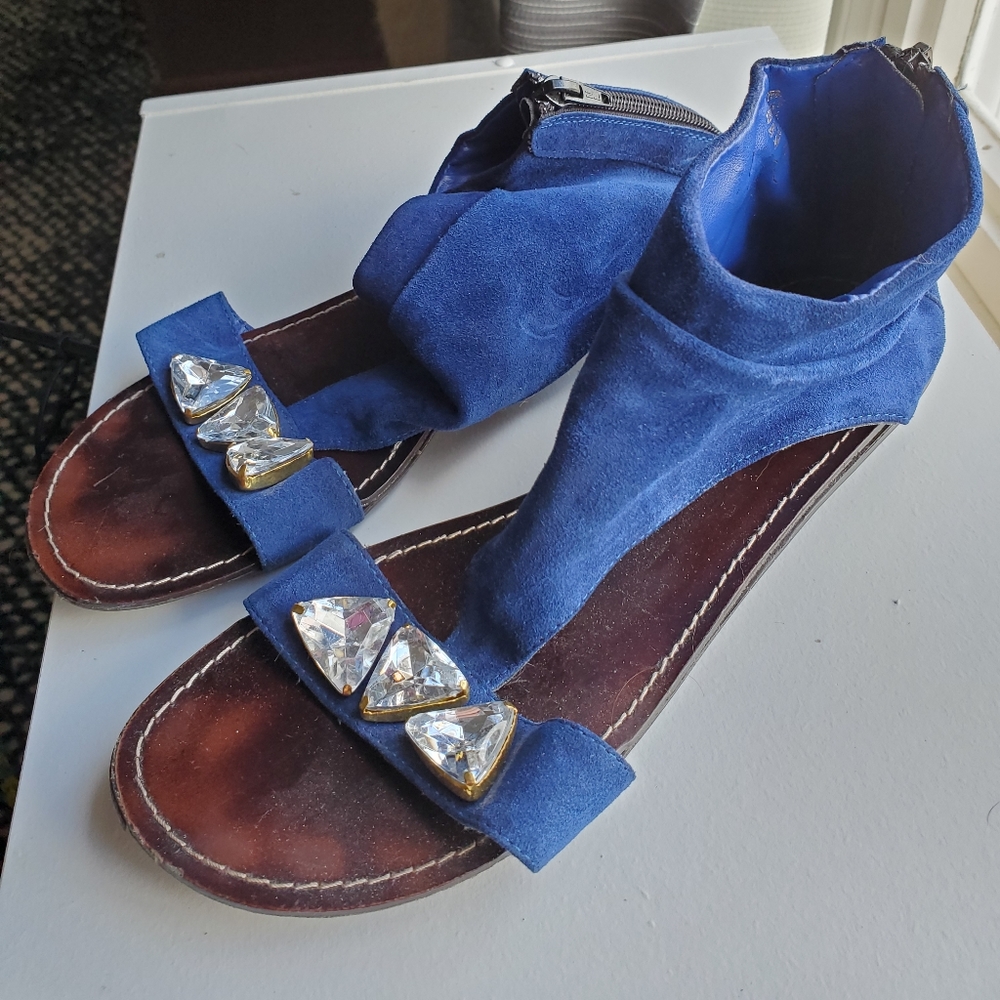 Steve Madden size 10 blue sandals